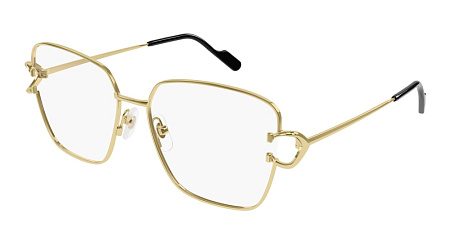 Cartier CT0486O-001 58 Optical Frame GOLD-GOLD-TRANSPARENT