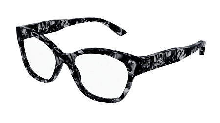 Balenciaga BB0213O-004 53 Optical Frame GREY-GREY-TRANSPARENT Balenciaga BB0213O-004 53 Optical Frame GREY-GREY-TRANSPARENT