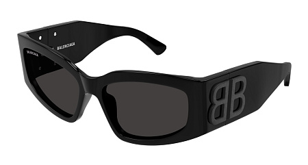 Balenciaga BB0321S-001 57 Sunglass BLACK-BLACK-GREY Balenciaga BB0321S-001 57 Sunglass BLACK-BLACK-GREY