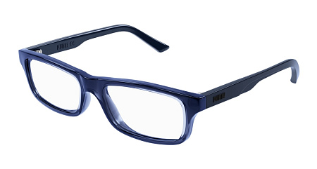 Puma PJ0071OA-003 49 Optical Frame BLUE-BLUE-TRANSPARENT