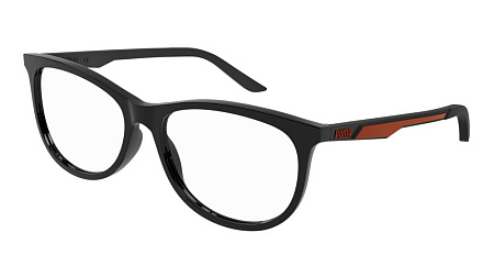 Puma PU0390O-001 56 Optical Frame BLACK-BLACK-TRANSPARENT