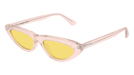 McQ MQ0235S-003 53 Sunglass NUDE-NUDE-YELLOW