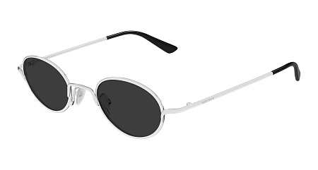 Alexander McQueen AM0562S-001 46 Sunglass SILVER-SILVER-GREY