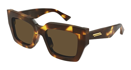 Bottega Veneta BV1212S-005 52 Sunglass HAVANA-HAVANA-BROWN
