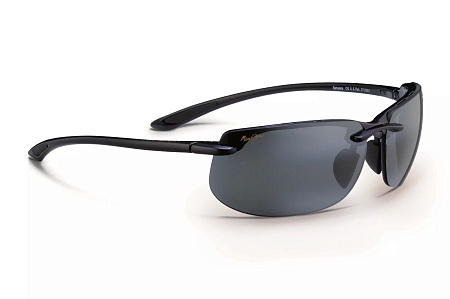 Maui Jim 412-02 70 Sunglass BLACK-BLACK-GREY
