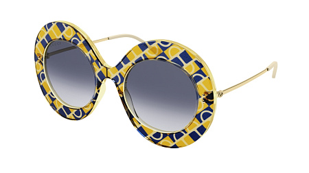 Gucci GG0894S-001 53 Sunglass YELLOW-GOLD-GREY Gucci GG0894S-001 53 Sunglass YELLOW-GOLD-GREY