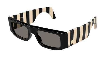 Valentino VG0005S-004 52 Sunglass BLACK-IVORY-GREY Valentino VG0005S-004 52 Sunglass BLACK-IVORY-GREY