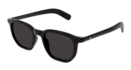 Montblanc MB0352S-001 50 Sunglass BLACK-BLACK-GREY Montblanc MB0352S-001 50 Sunglass BLACK-BLACK-GREY