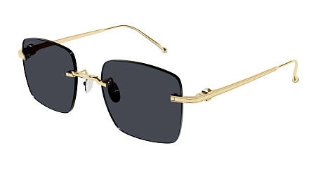 Cartier CT0403S-002 52 Sunglass GOLD-GOLD-GREY Cartier CT0403S-002 52 Sunglass GOLD-GOLD-GREY