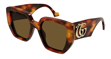 Gucci GG0956S-007 54 Sunglass HAVANA-HAVANA-BROWN