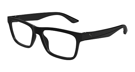 Puma PU0509O-001 56 Optical Frame BLACK-BLACK-TRANSPARENT