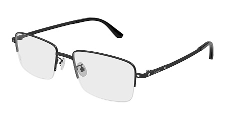 Cartier CT0575OA-004 54 Optical Frame BLACK-BLACK-TRANSPARENT Cartier CT0575OA-004 54 Optical Frame BLACK-BLACK-TRANSPARENT