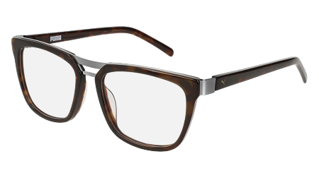 Puma PE0073O-002 53 Optical Frame AVANA-AVANA-TRANSPARENT