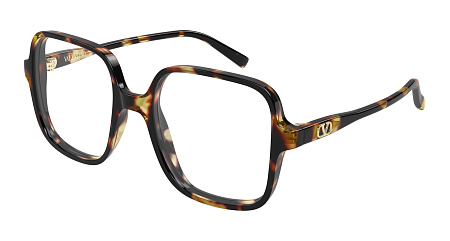 Valentino VG0021O-002 53 Optical Frame HAVANA-HAVANA-TRANSPARENT