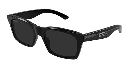 Balenciaga BB0423S-001 56 Sunglass BLACK-BLACK-GREY Balenciaga BB0423S-001 56 Sunglass BLACK-BLACK-GREY