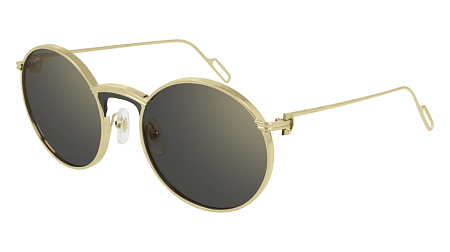 Cartier CT0274S-001 99 Sunglass GOLD-GOLD-GREY