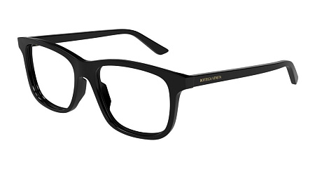 Bottega Veneta BV1316O-001 54 Optical Frame BLACK-BLACK-TRANSPARENT