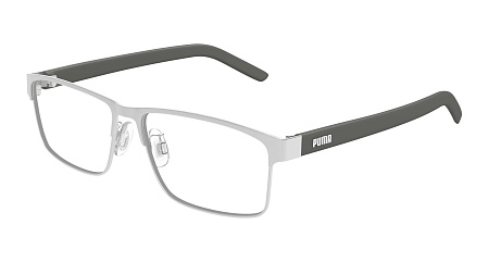 Puma PU0504OA-002 57 Optical Frame SILVER-GREY-TRANSPARENT