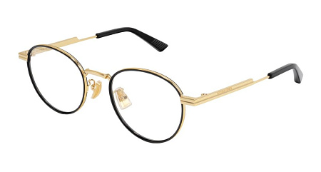 Bottega Veneta BV1337OJ-001 48 Optical Frame GOLD-GOLD-TRANSPARENT