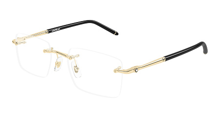 Montblanc MB0444O-001 54 Optical Frame GOLD-GOLD-TRANSPARENT Montblanc MB0444O-001 54 Optical Frame GOLD-GOLD-TRANSPARENT
