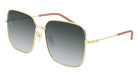 Gucci GG0443S-001 60 Sunglass GOLD-GOLD-GREY Gucci GG0443S-001 60 Sunglass GOLD-GOLD-GREY