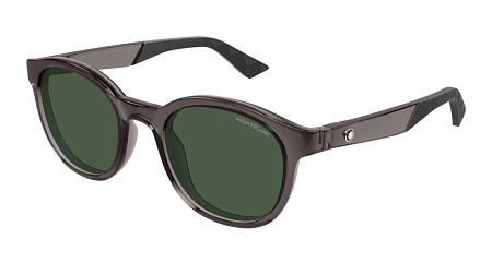 Montblanc MB0398S-003 51 Sunglass GREY-GREY-GREEN