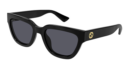 Gucci GG1578S-001 54 Sunglass BLACK-BLACK-GREY Gucci GG1578S-001 54 Sunglass BLACK-BLACK-GREY