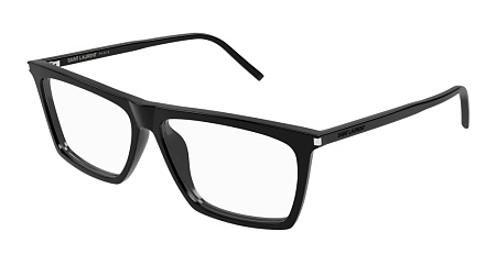 Saint Laurent SL 803-001 57 Optical Frame BLACK-BLACK-TRANSPARENT