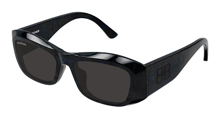 Balenciaga BB0397SA-003 54 Sunglass BLACK-BLACK-GREY Balenciaga BB0397SA-003 54 Sunglass BLACK-BLACK-GREY