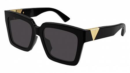 Bottega Veneta BV1198SA-001 55 Sunglass BLACK-BLACK-GREY Bottega Veneta BV1198SA-001 55 Sunglass BLACK-BLACK-GREY