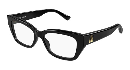 Balenciaga BB0483O-001 55 Optical Frame BLACK-BLACK-TRANSPARENT Balenciaga BB0483O-001 55 Optical Frame BLACK-BLACK-TRANSPARENT