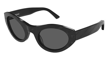 Balenciaga BB0250S-001 52 Sunglass BLACK-BLACK-GREY Balenciaga BB0250S-001 52 Sunglass BLACK-BLACK-GREY