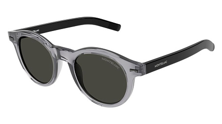 Montblanc MB0225S-003 49 Sunglass GREY-BLACK-GREY Montblanc MB0225S-003 49 Sunglass GREY-BLACK-GREY