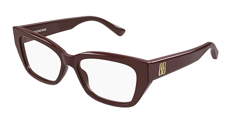 Balenciaga BB0483O-003 55 Optical Frame BURGUNDY-BURGUNDY-TRANSPARENT Balenciaga BB0483O-003 55 Optical Frame BURGUNDY-BURGUNDY-TRANSPARENT