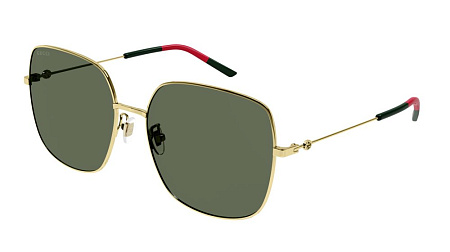 Gucci GG1195SK-004 59 Sunglass GOLD-GOLD-GREEN Gucci GG1195SK-004 59 Sunglass GOLD-GOLD-GREEN