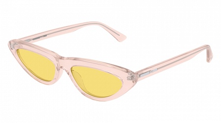 McQ MQ0235S-003 53 Sunglass NUDE-NUDE-YELLOW