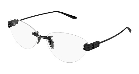 Balenciaga BB0489O-002 61 Optical Frame BLACK-BLACK-TRANSPARENT Balenciaga BB0489O-002 61 Optical Frame BLACK-BLACK-TRANSPARENT
