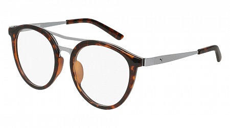 Puma PE0074O-002 47 Optical Frame HAVANA-RUTHENIUM-TRANSPARENT