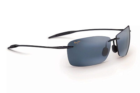 Maui Jim 423-02 65 Sunglass BLACK-BLACK-GREY