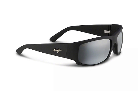 Maui Jim 266-02MR 64 Sunglass BLACK-BLACK-GREY
