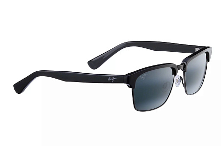Maui Jim 257-17C 54 Sunglass BLACK-BLACK-GREY