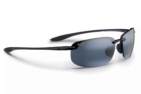 Maui Jim 407-02 64 Sunglass BLACK-BLACK-GREY