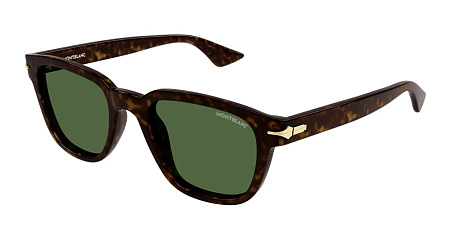 Montblanc MB0302S-002 51 Sunglass HAVANA-HAVANA-GREEN Montblanc MB0302S-002 51 Sunglass HAVANA-HAVANA-GREEN