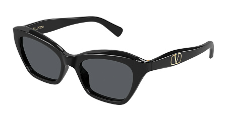 Valentino VG0009S-001 52 Sunglass BLACK-BLACK-GREY Valentino VG0009S-001 52 Sunglass BLACK-BLACK-GREY