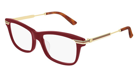 Gucci GG0524O-008 54 Optical Frame BURGUNDY-GOLD-TRANSPARENT Gucci GG0524O-008 54 Optical Frame BURGUNDY-GOLD-TRANSPARENT