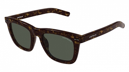 Montblanc MB0226S-007 56 Sunglass HAVANA-HAVANA-GREEN Montblanc MB0226S-007 56 Sunglass HAVANA-HAVANA-GREEN