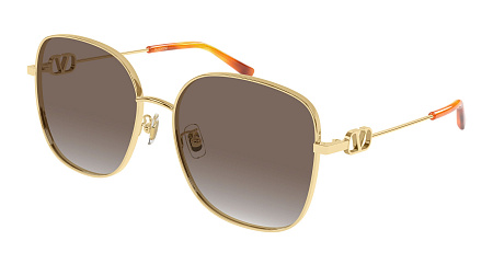 Valentino VG0042SK-002 59 Sunglass GOLD-GOLD-BROWN Valentino VG0042SK-002 59 Sunglass GOLD-GOLD-BROWN