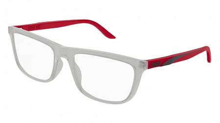 Puma PU0347O-004 56 Optical Frame CRYSTAL-RED-TRANSPARENT