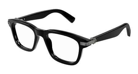 Cartier CT0444O-005 54 Optical Frame BLACK-BLACK-TRANSPARENT