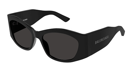 Balenciaga BB0329S-001 56 Sunglass BLACK-BLACK-GREY Balenciaga BB0329S-001 56 Sunglass BLACK-BLACK-GREY